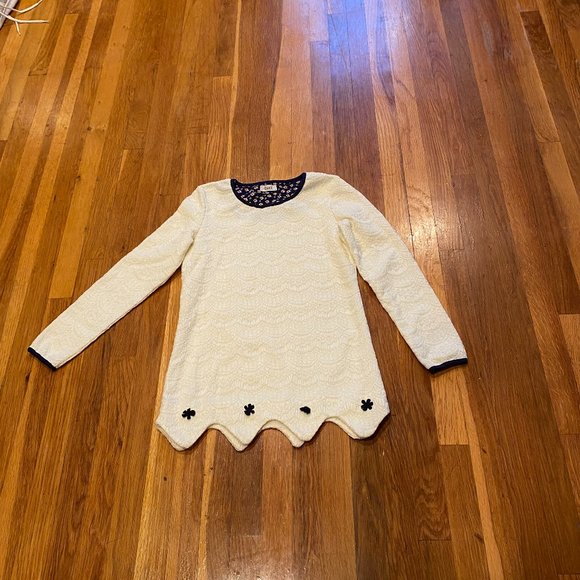 XUXI Girls Winter Lace Party Skating Scallop Edge Dress S/M - Picture 1 of 3